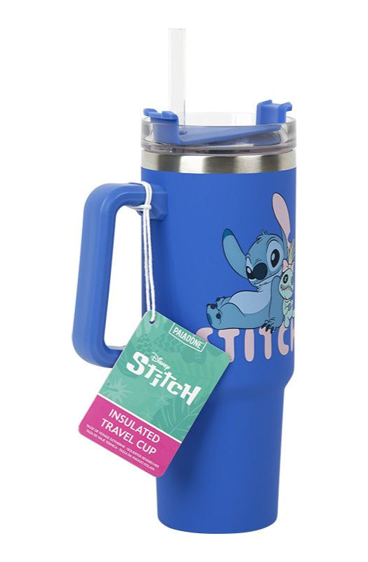 Disney Stitch 1200ml Insulated Cup and Straw Travel Mug by Paladone as seen on celebrities