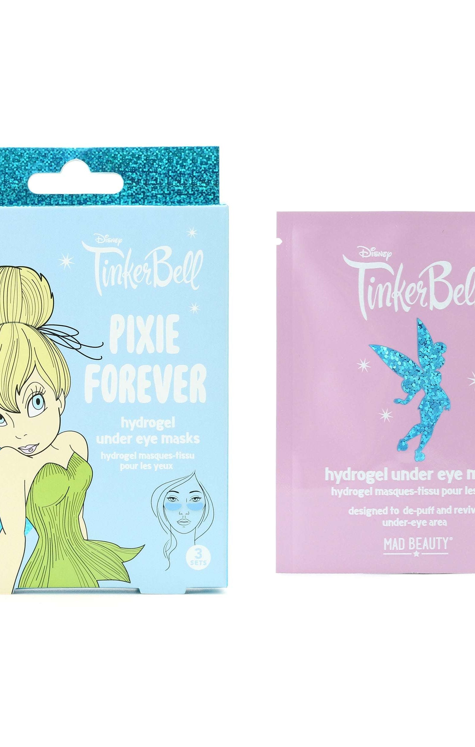 Disney TinkerBell Pixie Perfection Hydrogel Under Eye Patches Eye Pads by Mad Beauty as seen on celebrities