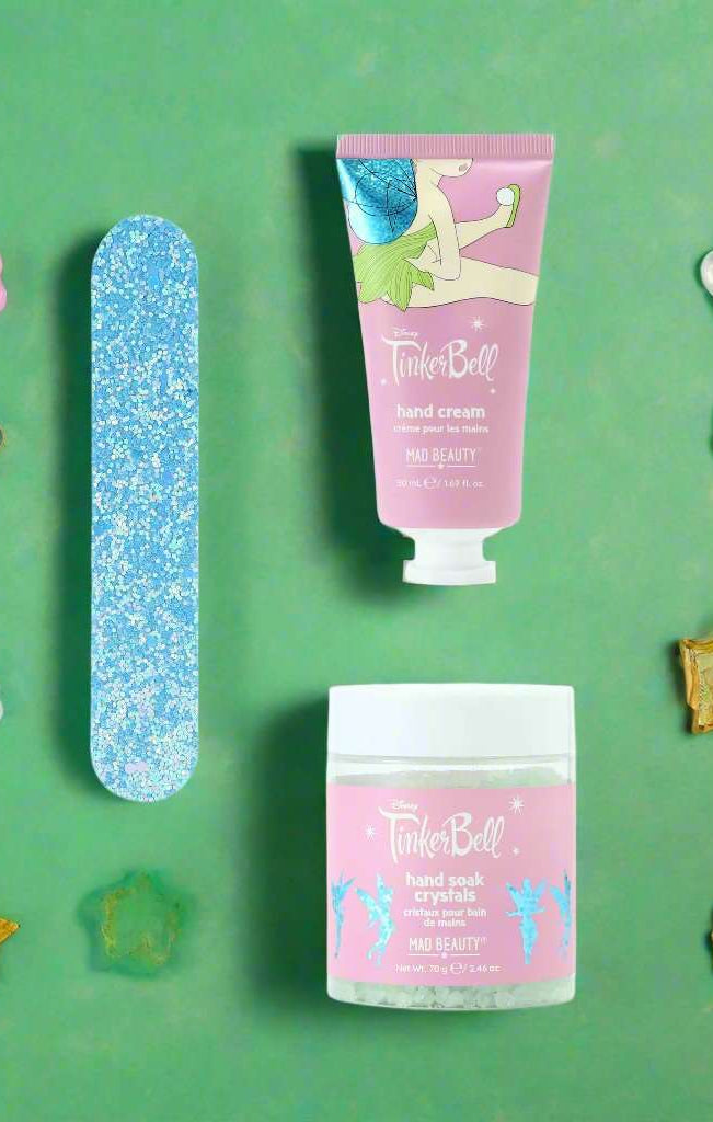 Disney Tinks Pixie Perfection Manicure Set Nail Art by Mad Beauty as seen on celebrities