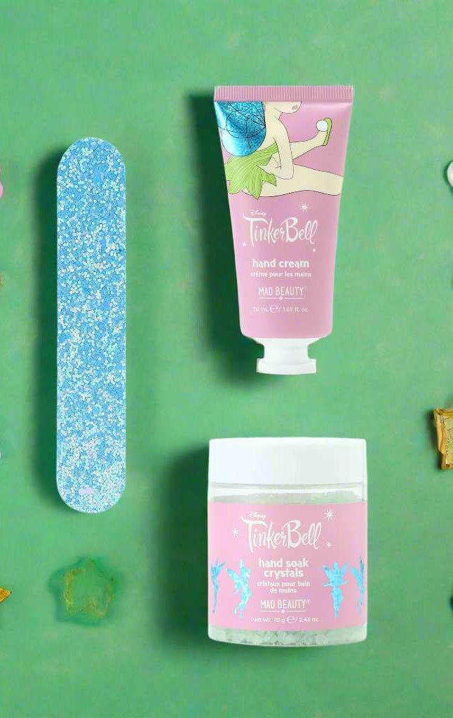 Disney Tinks Pixie Perfection Manicure Set Nail Art by Mad Beauty as seen on celebrities