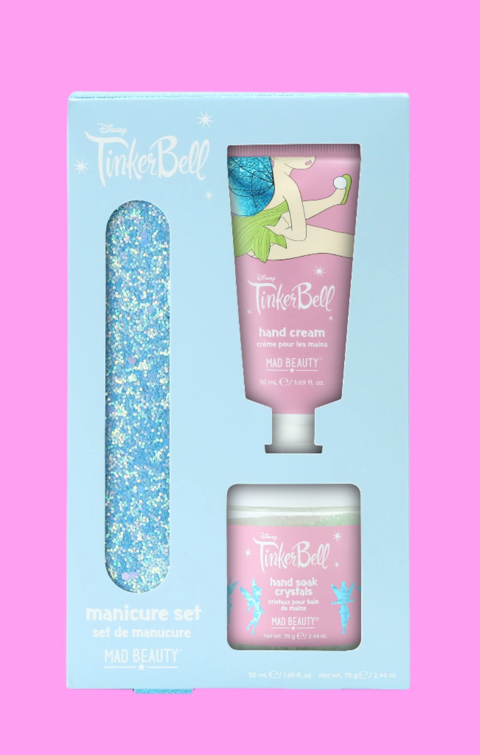Disney Tinks Pixie Perfection Manicure Set Nail Art by Mad Beauty as seen on celebrities