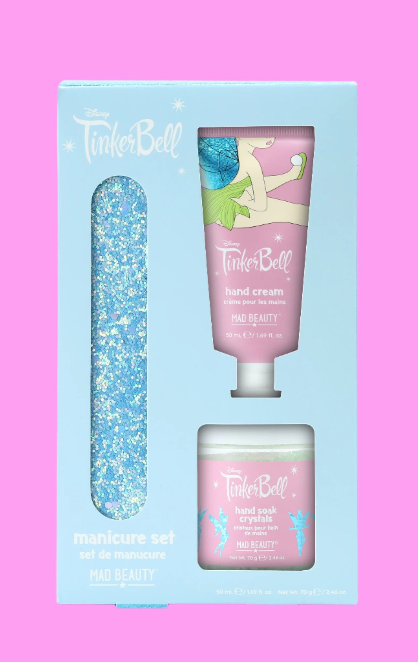 Disney Tinks Pixie Perfection Manicure Set Nail Art by Mad Beauty as seen on celebrities
