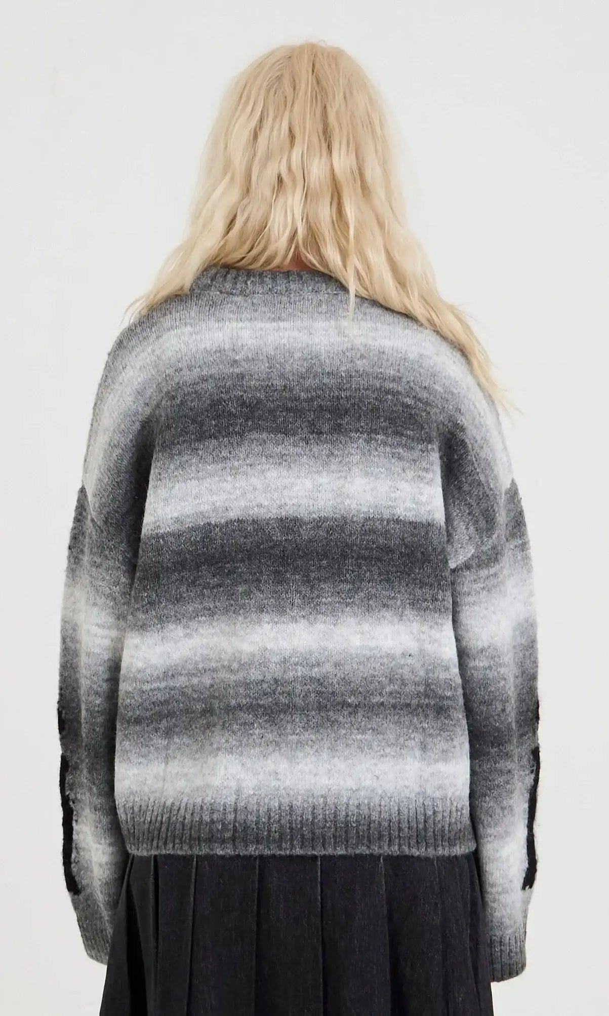 The Ragged Priest Bare Spacedye Skeleton Knit Jumper