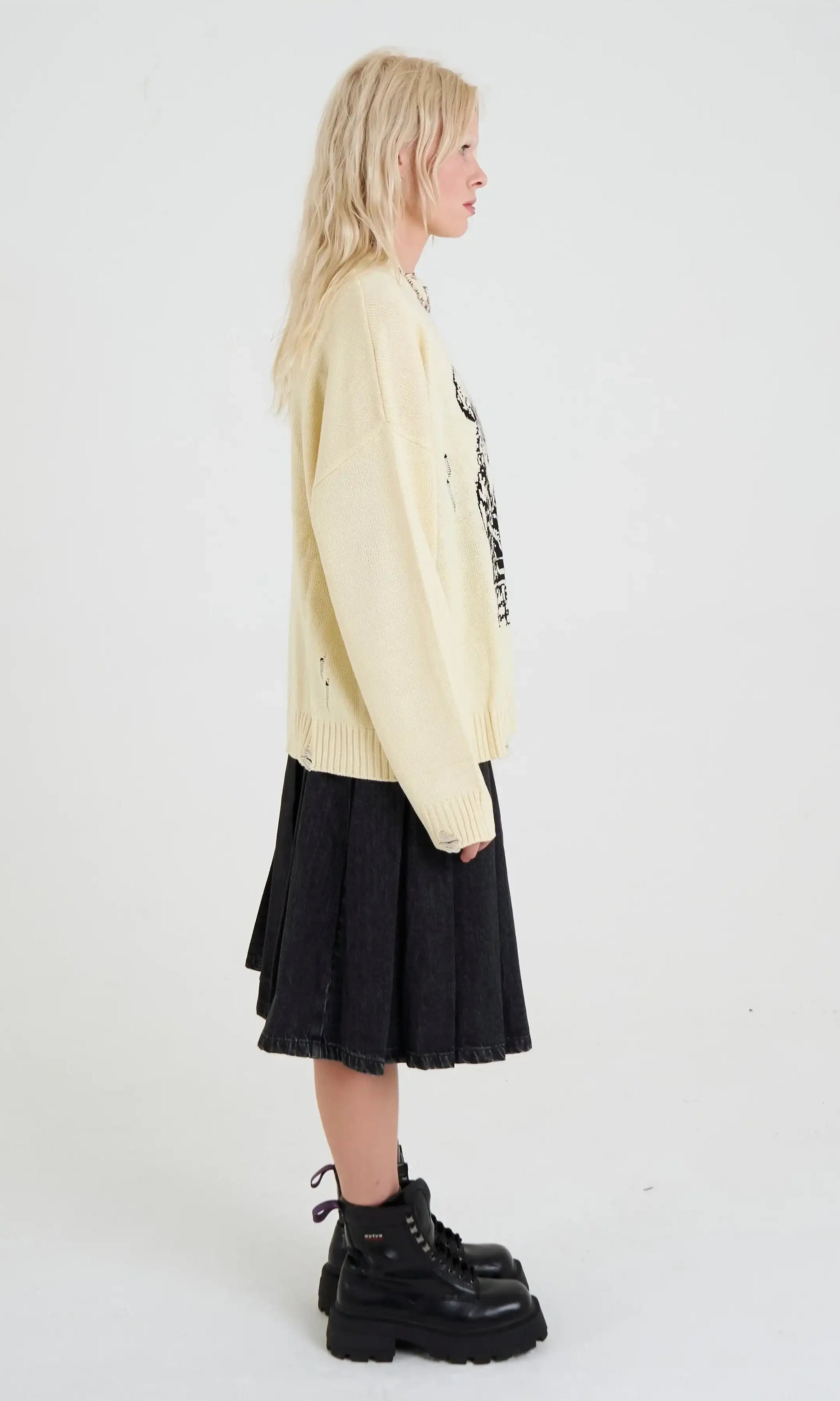 The Ragged Priest Everlasting Skeleton Knit Jumper