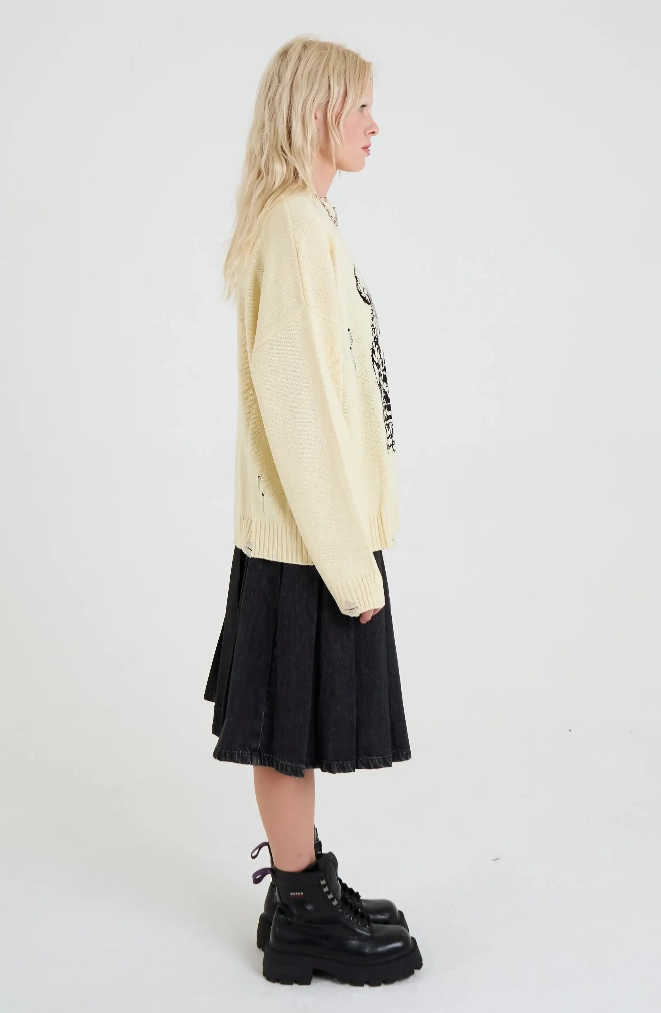 The Ragged Priest Everlasting Skeleton Knit Jumper