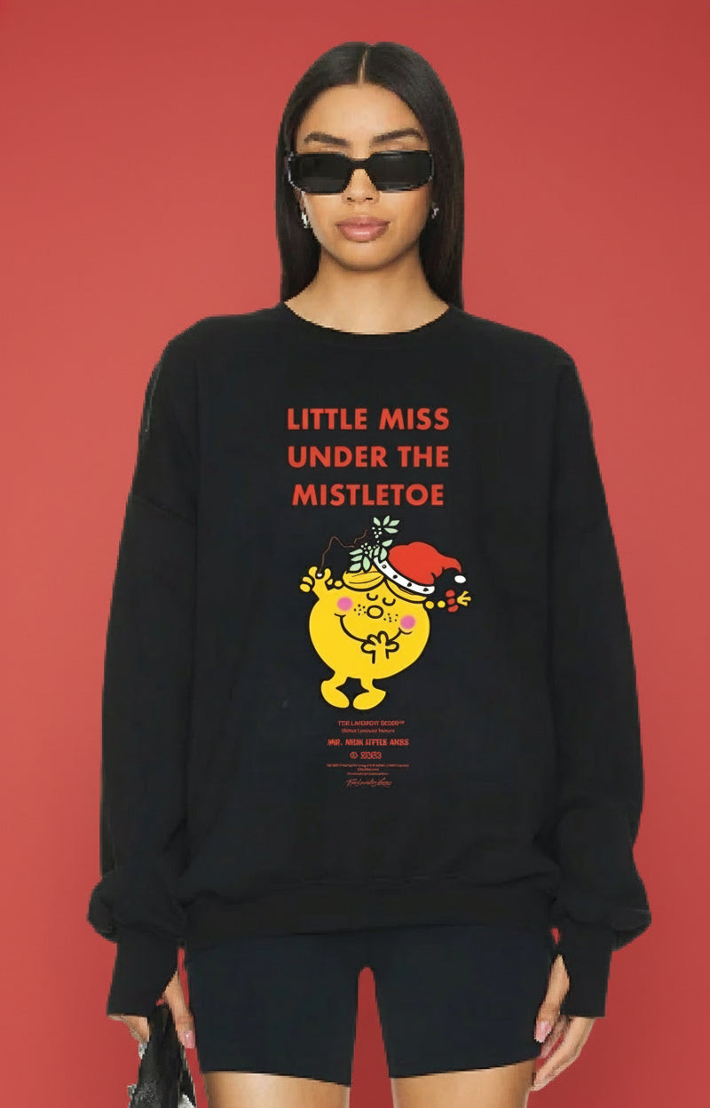 The Laundry Room Little Miss Under The Mistletoe Christmas Jumper