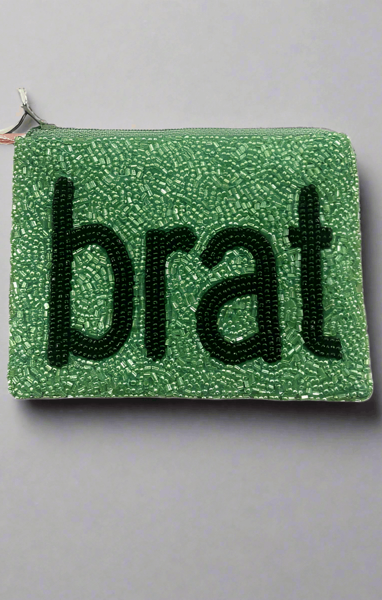 Tiana Designs Hand Beaded BRAT Coin Purse Purse by Tiana New York as seen on celebrities