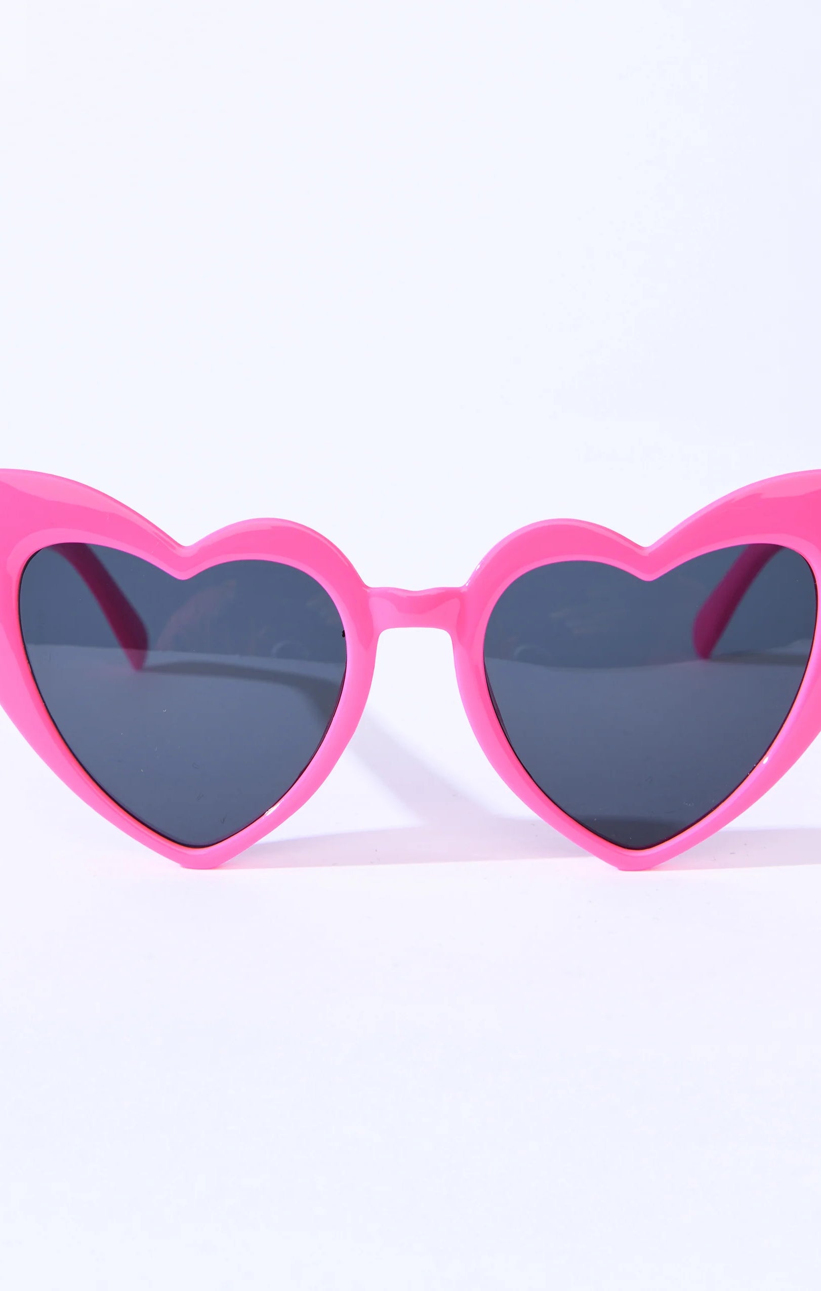 Unique Vintage x Barbie Hot Pink Heart Frame Sunglasses Sunglasses by Unique Vintage as seen on celebrities