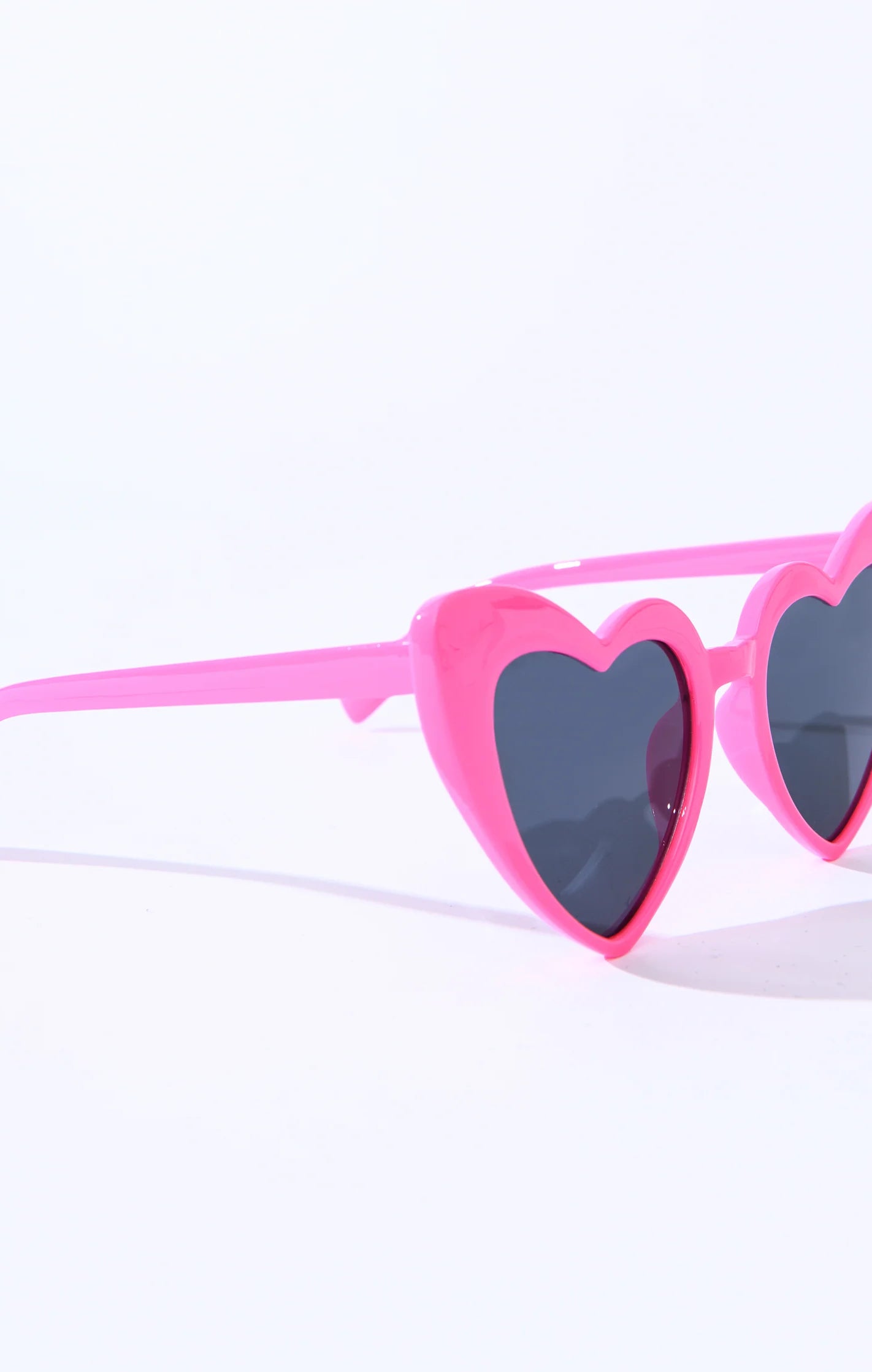Unique Vintage x Barbie Hot Pink Heart Frame Sunglasses Sunglasses by Unique Vintage as seen on celebrities