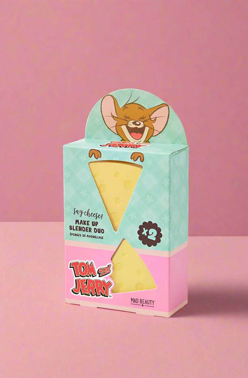 Warner Brothers Tom & Jerry Make Up Sponge Duo Beauty Product by Mad Beauty as seen on celebrities