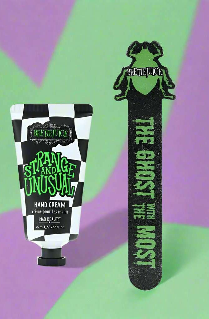 Warner Brothers Beetlejuice Hand Care Set Hand Cream by Mad Beauty as seen on celebrities
