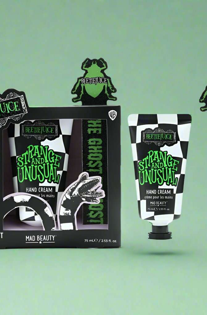 Warner Brothers Beetlejuice Hand Care Set Hand Cream by Mad Beauty as seen on celebrities