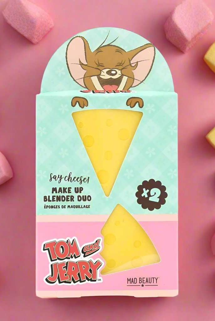 Warner Brothers Tom & Jerry Make Up Sponge Duo Beauty Product by Mad Beauty as seen on celebrities