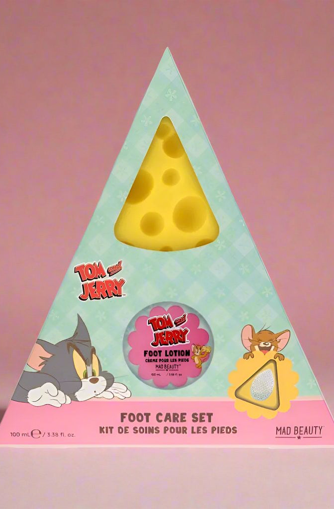 Warner Brothers Tom & Jerry Foot Care Set Beauty Product by Mad Beauty as seen on celebrities