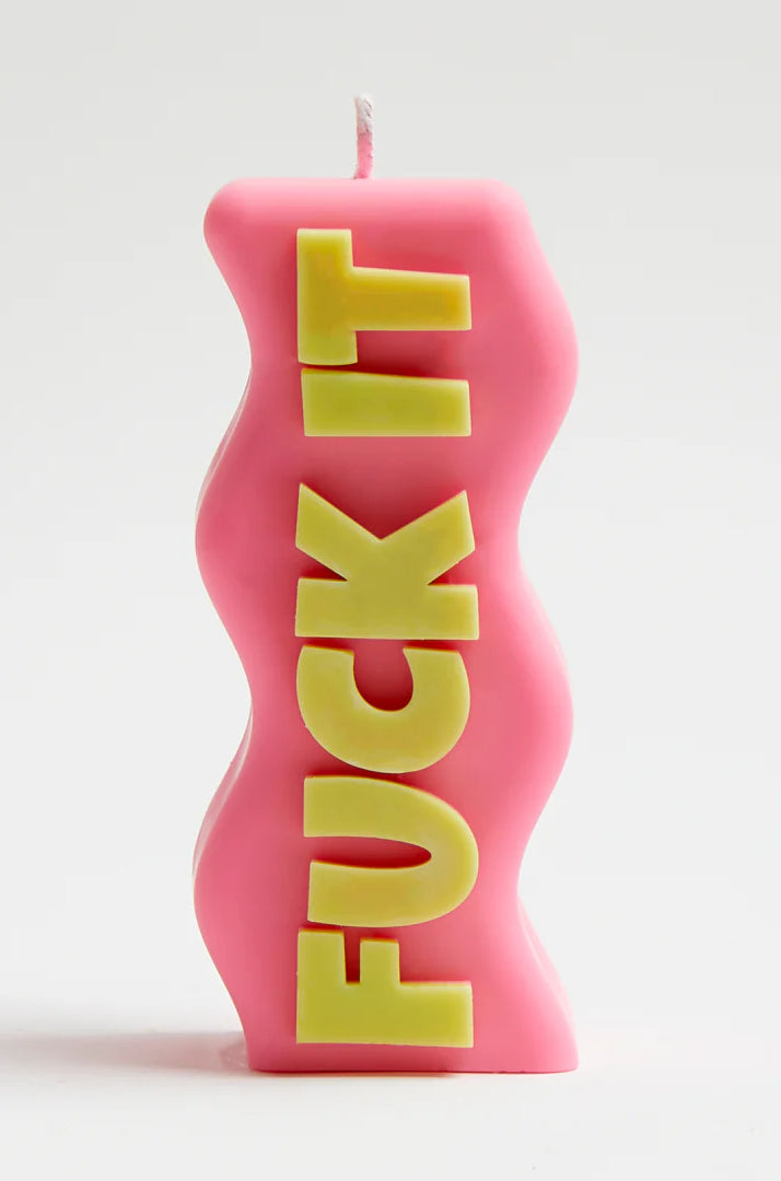 Wavey Casa Fuck It Candle Candles by Wavey Casa as seen on celebrities