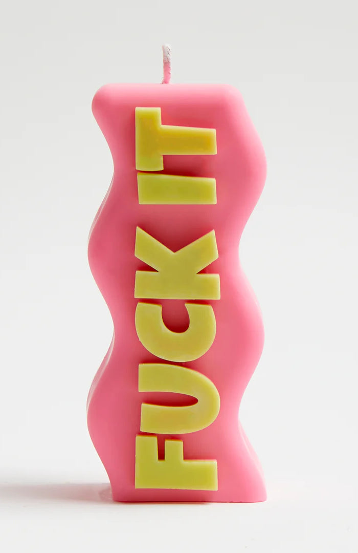 Wavey Casa Fuck It Candle Candles by Wavey Casa as seen on celebrities