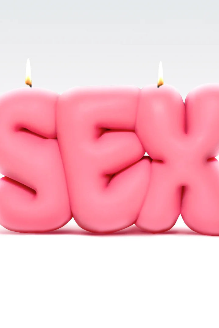 Wavey Casa SEX Pink Puffer Candle Candles by Wavey Casa as seen on celebrities