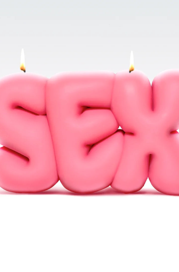 Wavey Casa SEX Pink Puffer Candle Candles by Wavey Casa as seen on celebrities