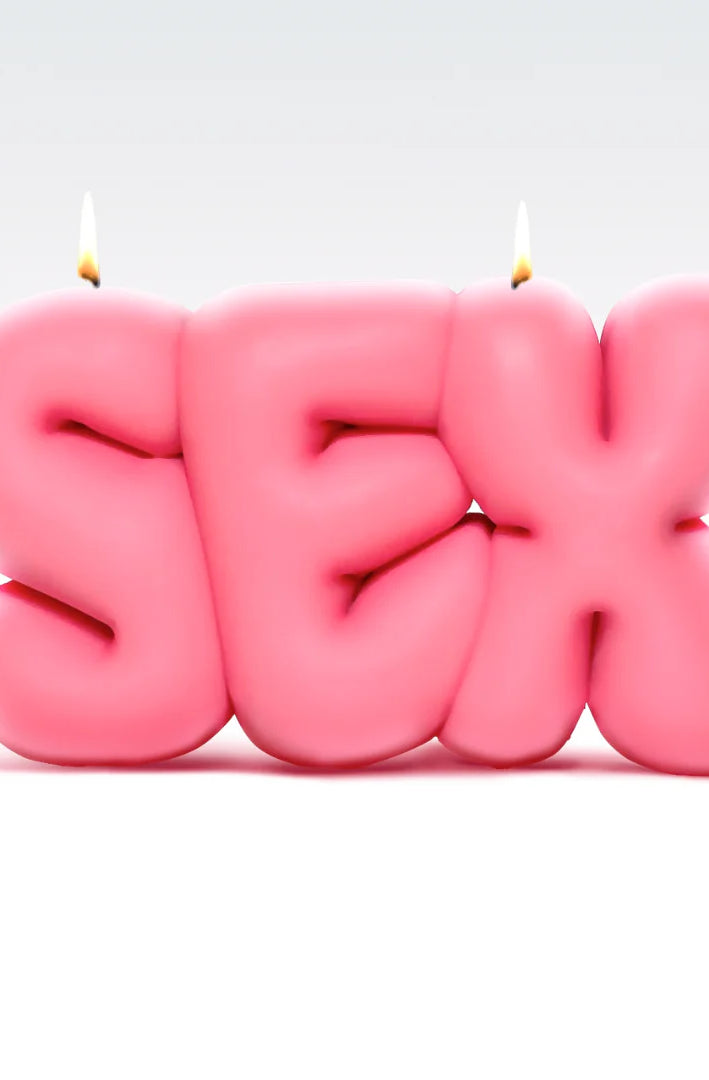 Wavey Casa SEX Pink Puffer Candle Candles by Wavey Casa as seen on celebrities
