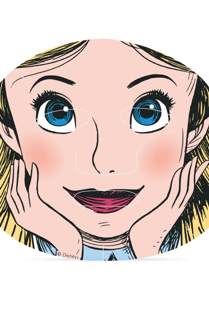 Disney Alice in Wonderland Cosmetic Sheet Mask Face Mask by Mad Beauty as seen on celebrities