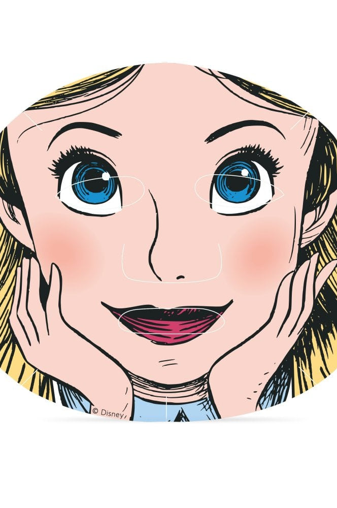 Disney Alice in Wonderland Cosmetic Sheet Mask Face Mask by Mad Beauty as seen on celebrities