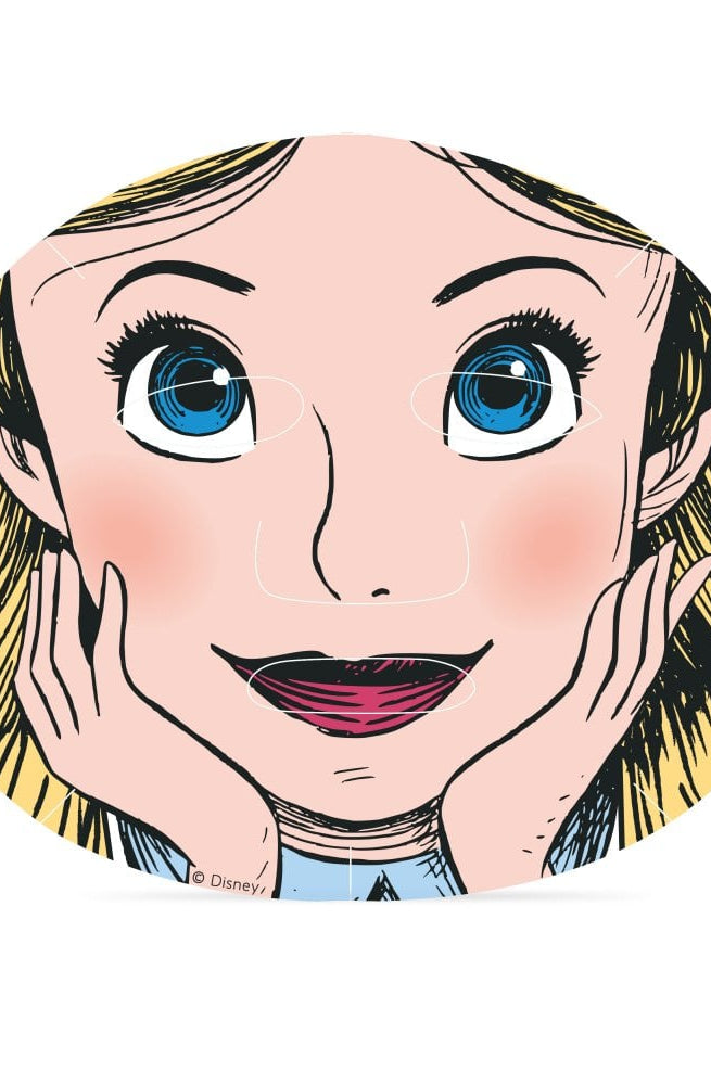Disney Alice in Wonderland Cosmetic Sheet Mask Face Mask by Mad Beauty as seen on celebrities