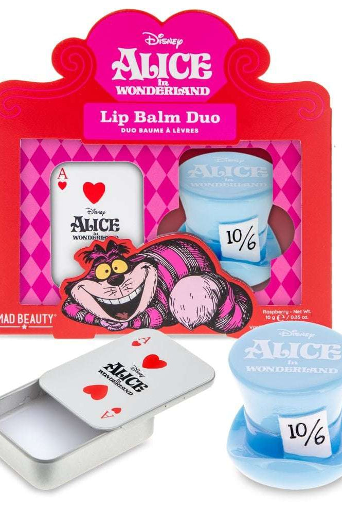 Disney Alice in Wonderland Lip Balm Duo Lip Balm by Mad Beauty as seen on celebrities