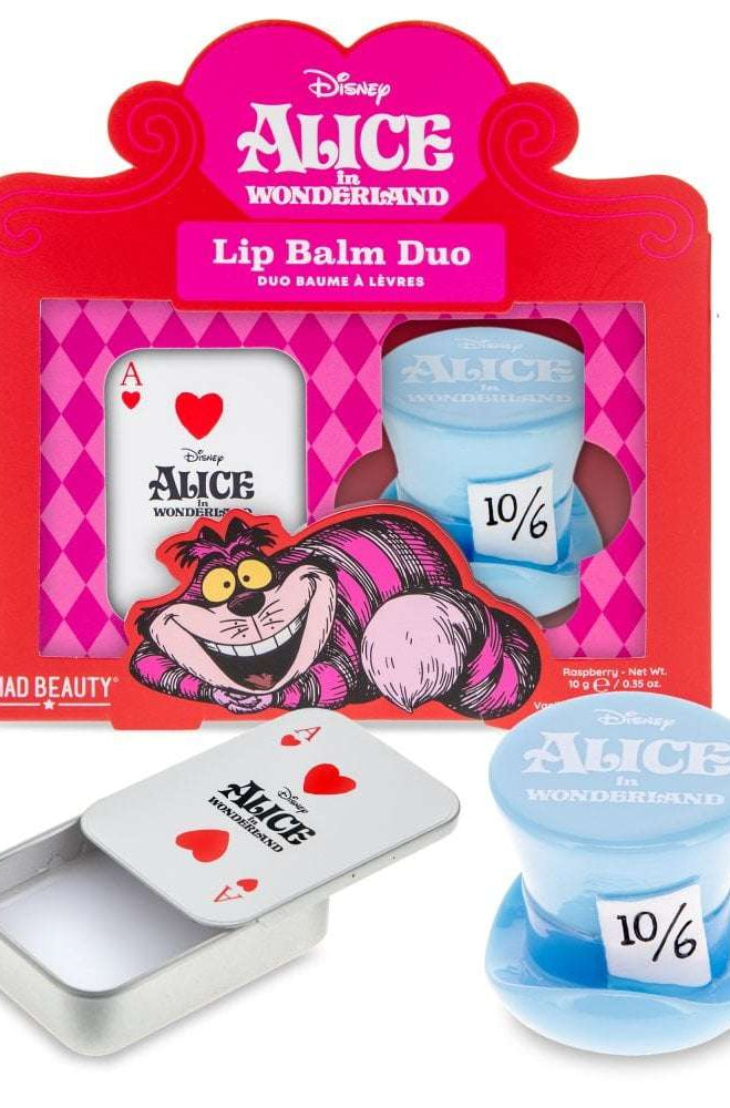 Disney Alice in Wonderland Lip Balm Duo Lip Balm by Mad Beauty as seen on celebrities