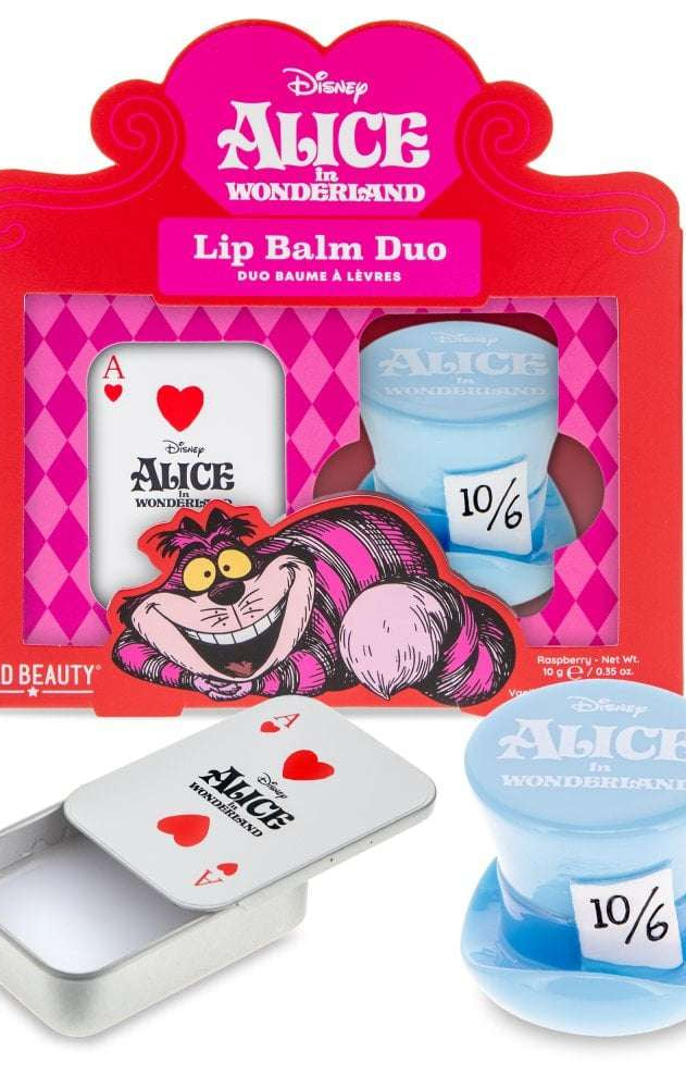 Disney Alice in Wonderland Lip Balm Duo Lip Balm by Mad Beauty as seen on celebrities