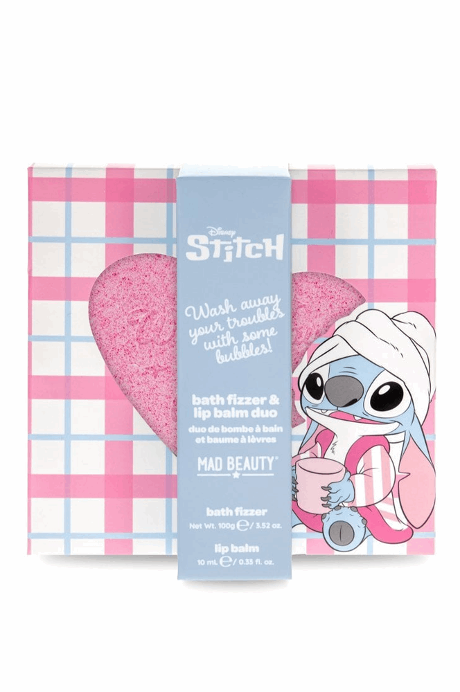 Disney Stitch Pamper Fizzer & Lip Balm