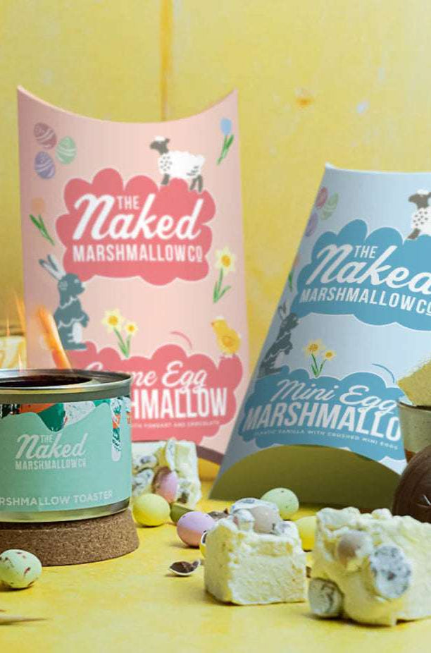 Shop Naked Marshmallow EASTER Gourmet Marshmallow Toasting Gift Set Gifts for women – premium loungewear and festival fashion at Spoiled Brat