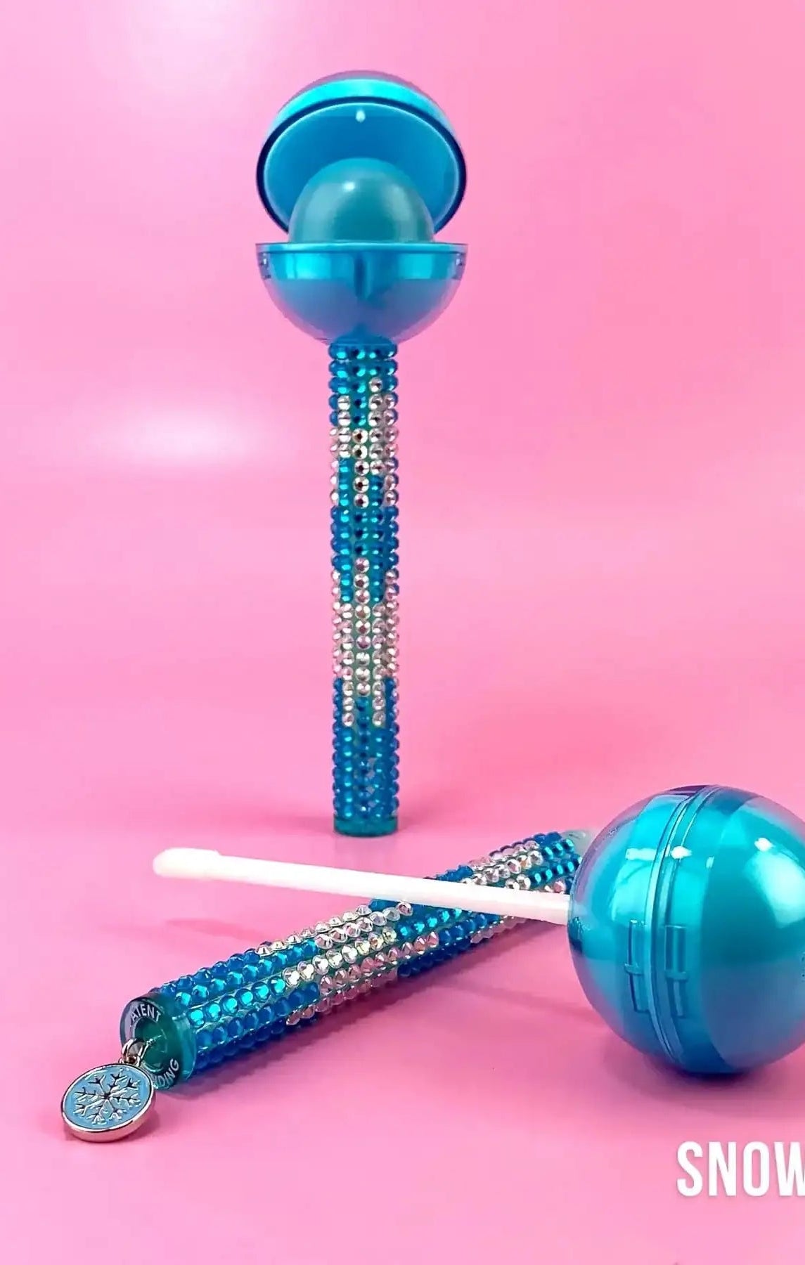 Shop Glossy Pops Glossy Pops Christmas Snowflake Lip Gloss for women – premium loungewear and festival fashion at Spoiled Brat