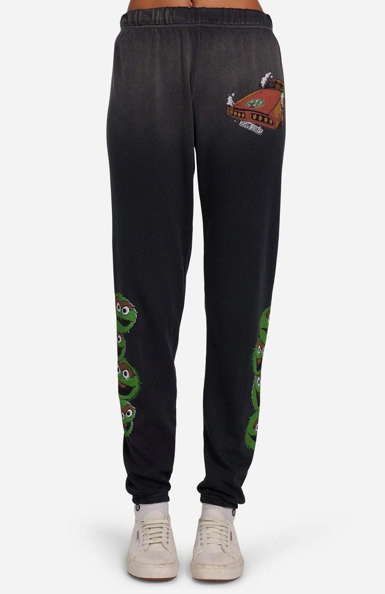 Lauren Moshi Tanzy Oscar The Grouch Racing Joggers Jogging Pants by Lauren Moshi as seen on celebrities
