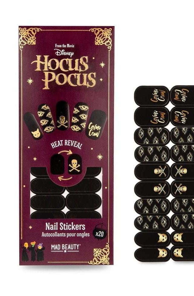 Shop Mad Beauty Mad Beauty x Disney Hocus Pocus Heat 2 X Nail Stickers Nail Polish for women – premium loungewear and festival fashion at Spoiled Brat