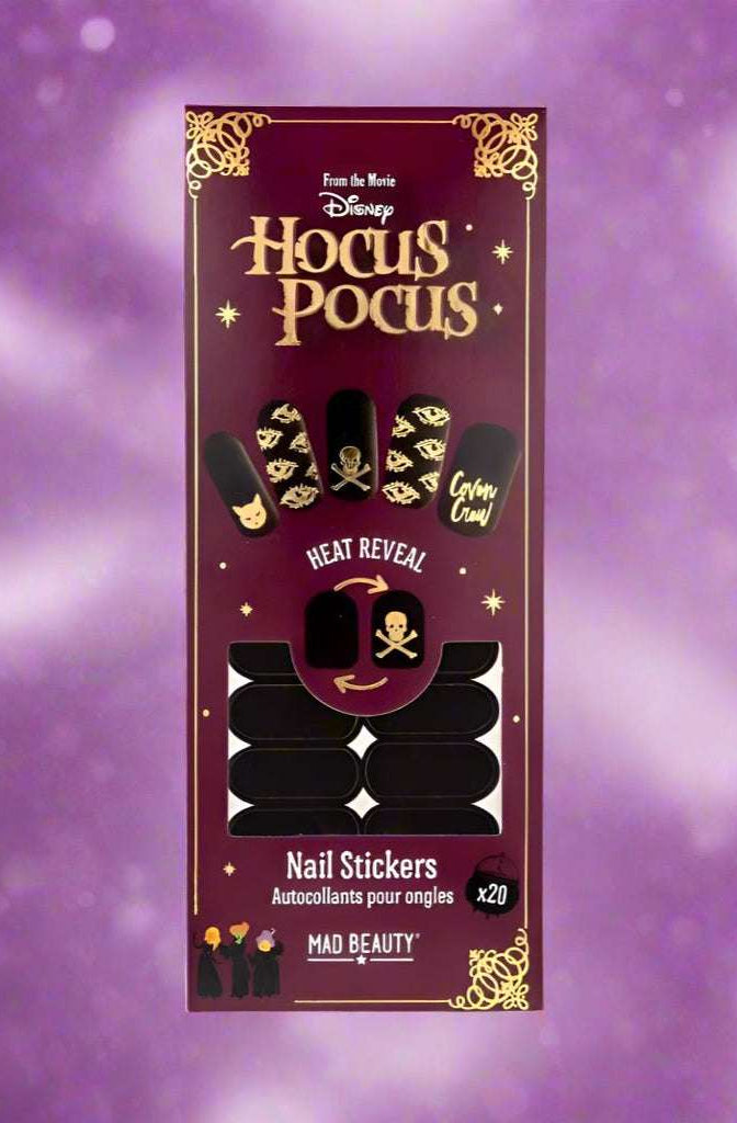 Shop Mad Beauty Mad Beauty x Disney Hocus Pocus Heat 2 X Nail Stickers Nail Polish for women – premium loungewear and festival fashion at Spoiled Brat