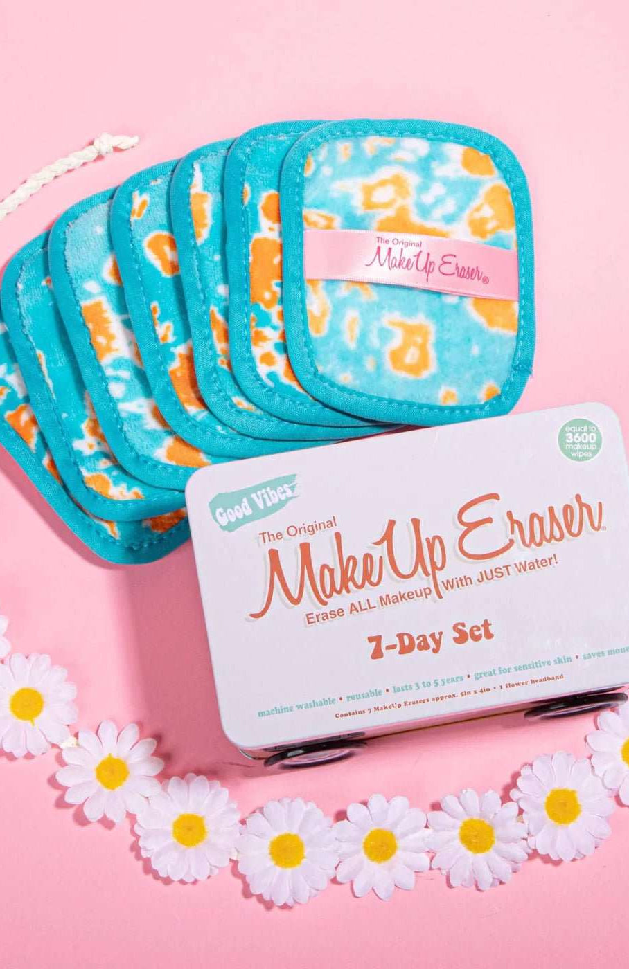 Shop Makeup Eraser Makeup Eraser Good Vibes 7 - Day Set Beauty Product for women – premium loungewear and festival fashion at Spoiled Brat