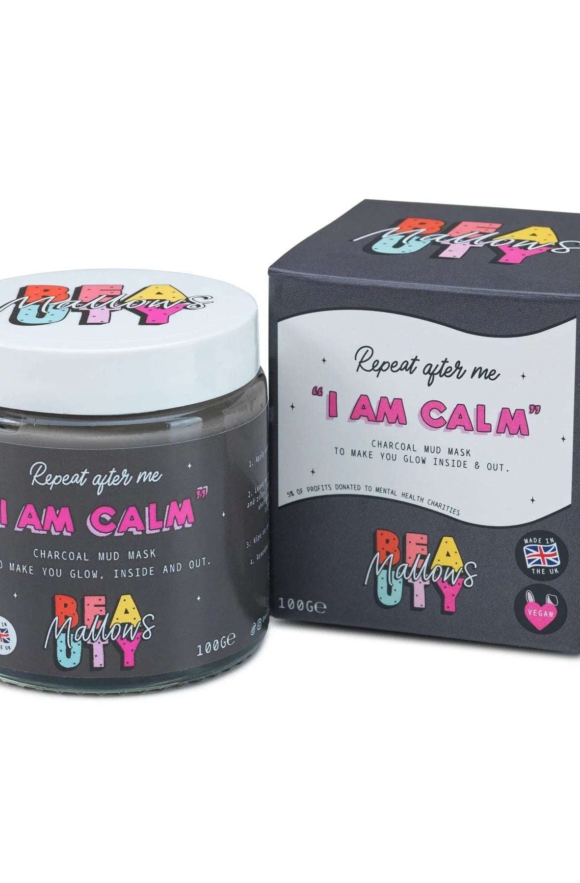 Shop Mallows Beauty Mallows Beauty Charcoal Mud Mask Face Mask for women – premium loungewear and festival fashion at Spoiled Brat