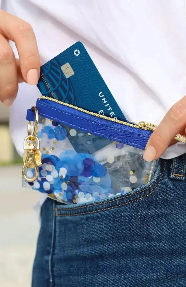 Shop Packed Party Packed Party Spirit Squad True Blue Keychain Purse Purse for women – premium loungewear and festival fashion at Spoiled Brat