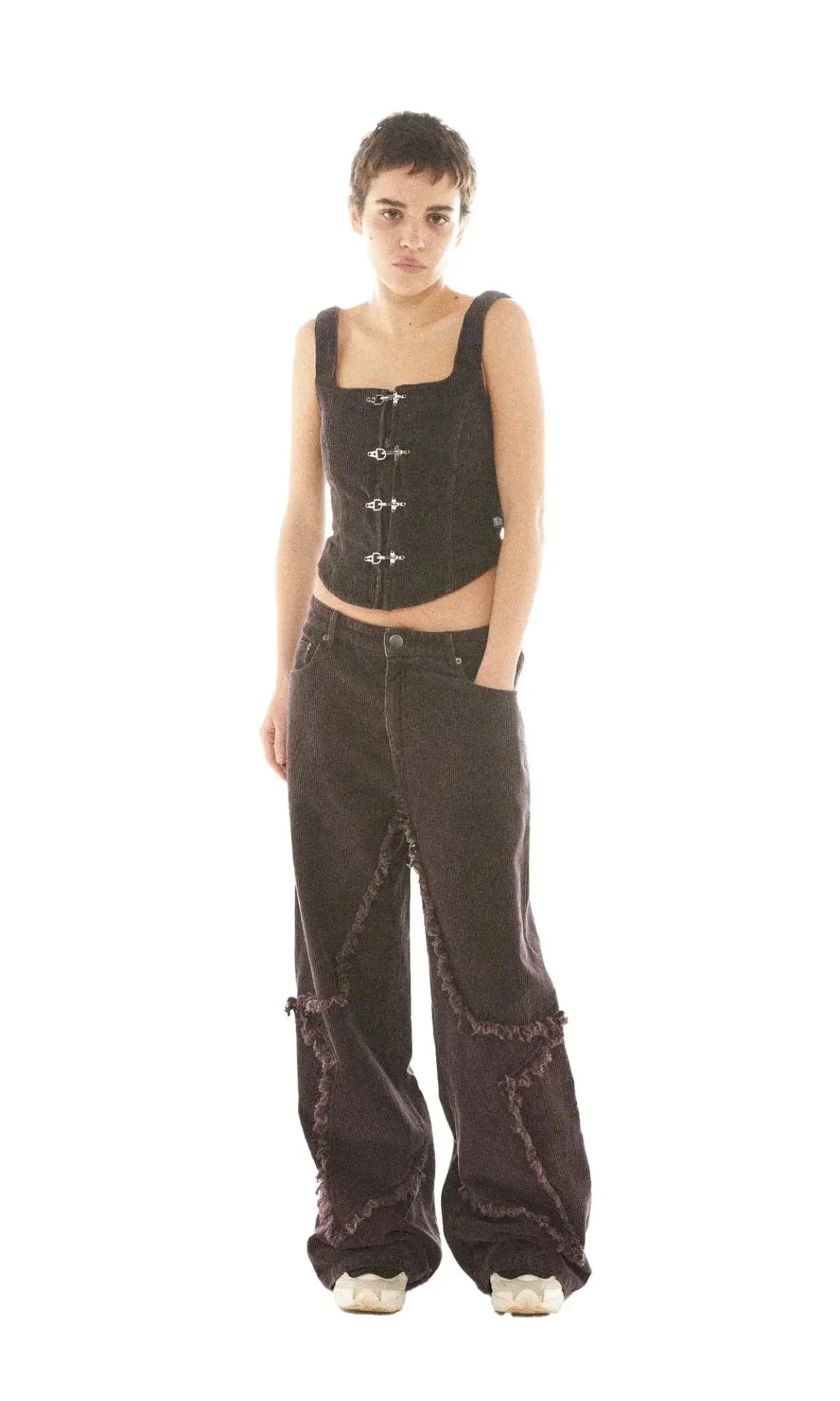 Basic Pleasure Mode Hot Chocolate Corset Top - Spoiled Brat