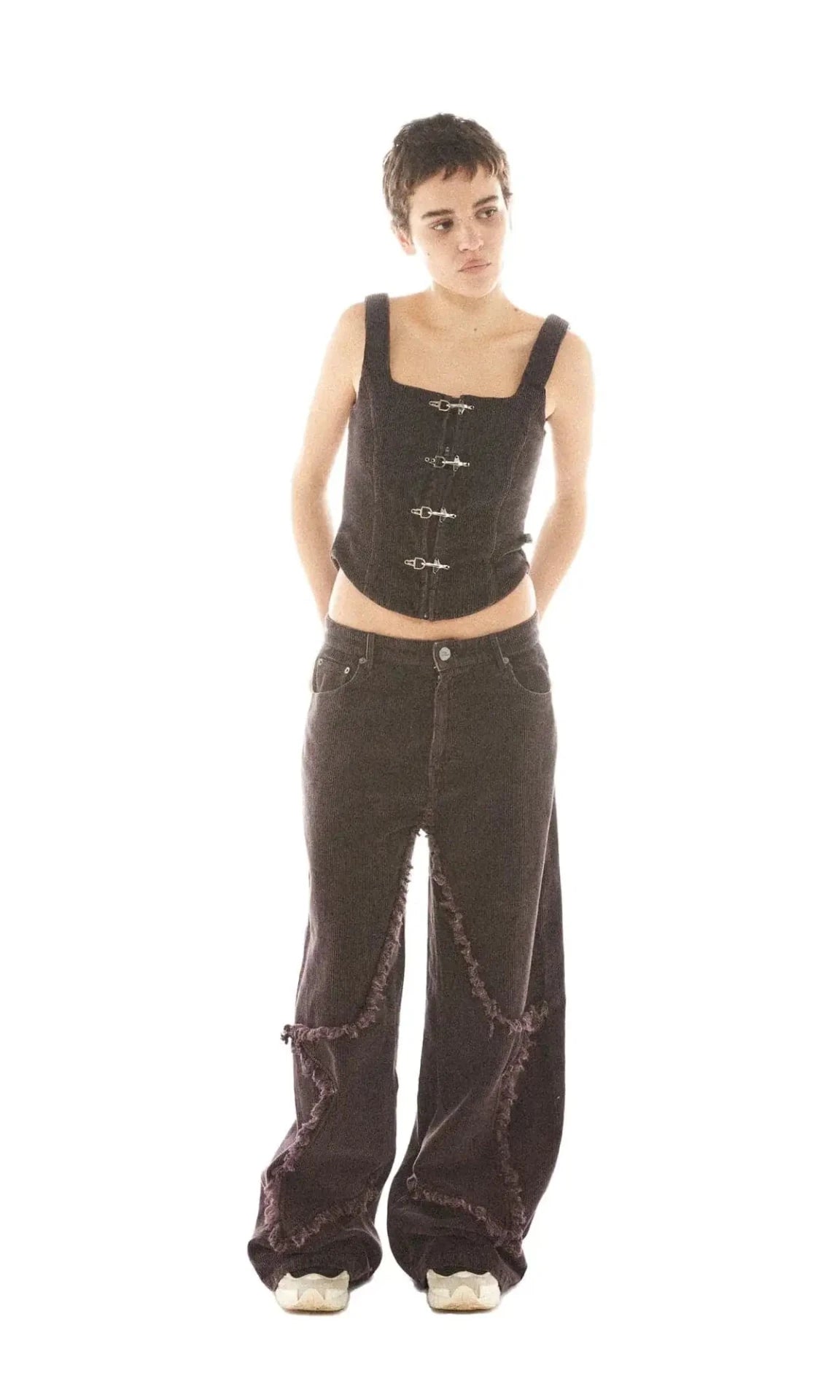 Basic Pleasure Mode Hot Chocolate Corset Top - Spoiled Brat