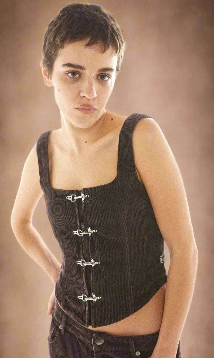 Basic Pleasure Mode Hot Chocolate Corset Top - Spoiled Brat