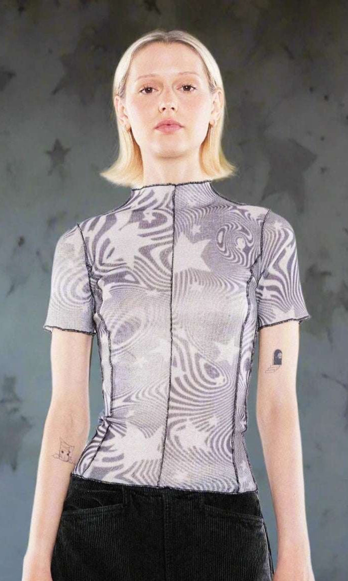 Basic Pleasure Mode Supernova Star Tee - Spoiled Brat