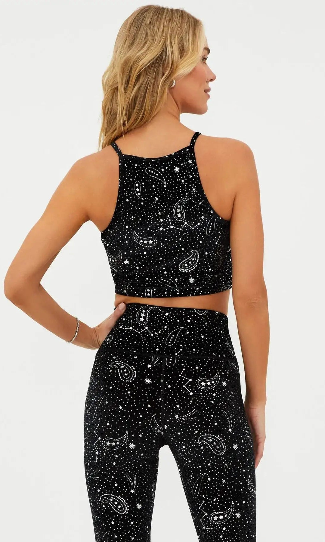 Beach Riot Anna Shooting Stars Gym Bra Top as seen on Malin Andersson - Spoiled Brat