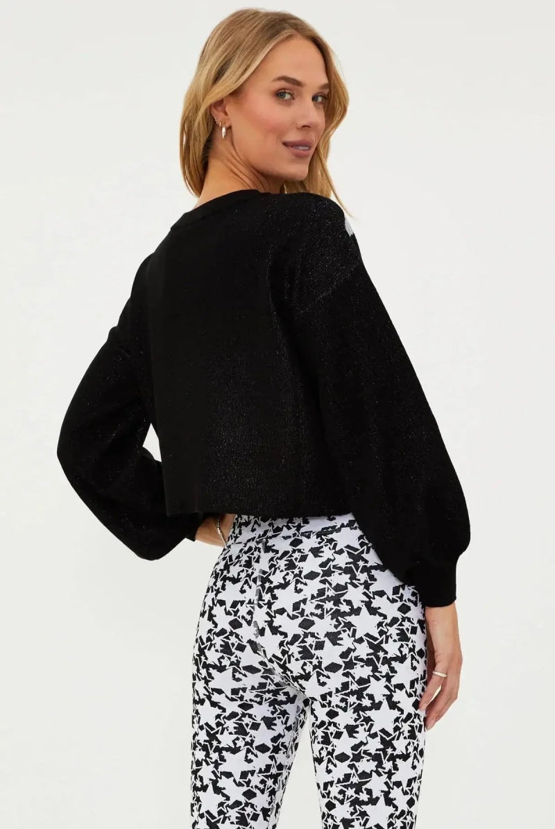 Shop Beach Riot Beach Riot Ava Silver Star Sweater as seen on Malin Andersson Sweater for women – premium loungewear and festival fashion at Spoiled Brat