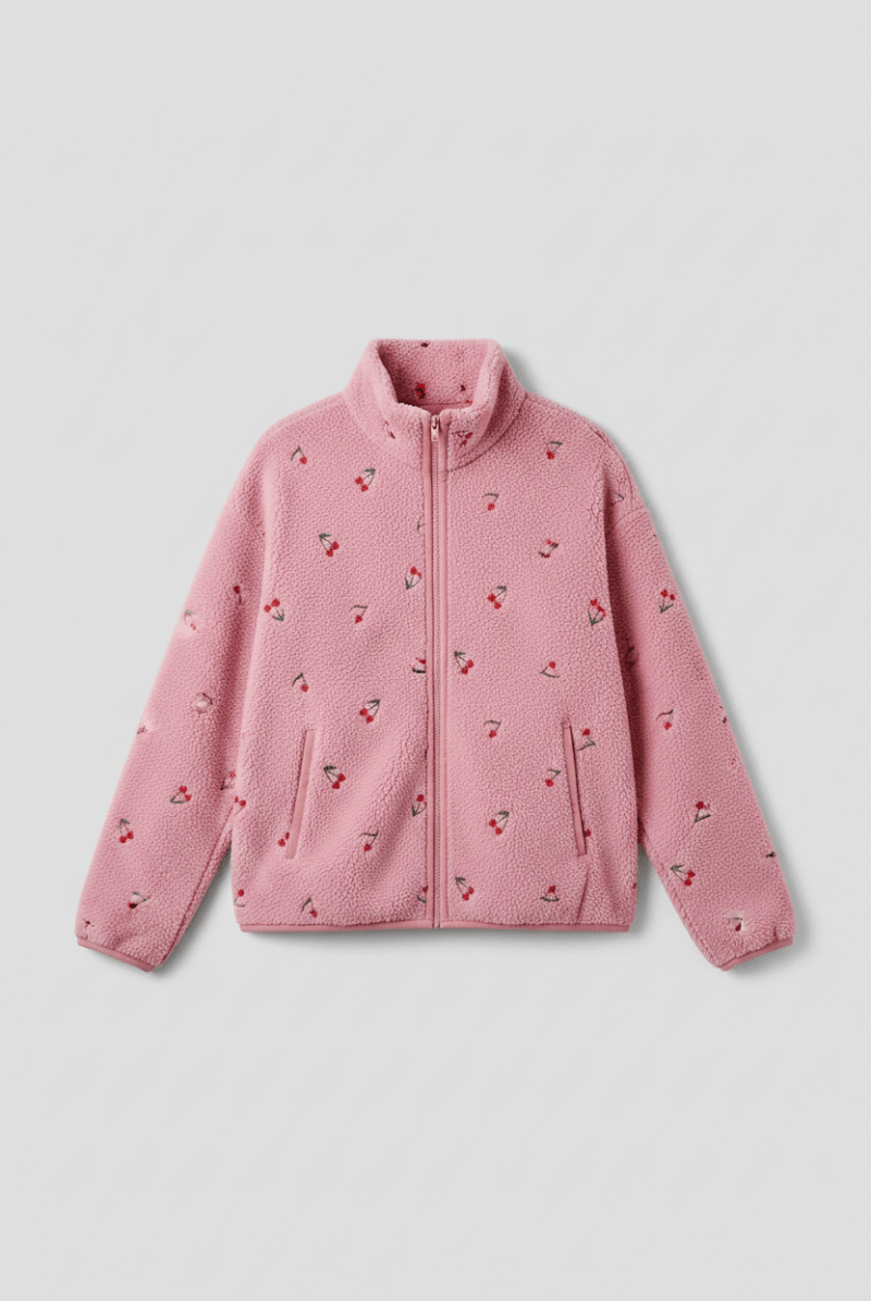 Shop Beach Riot Beach Riot Bennie Fleece Jacket as seen on Chloe Meadows Jacket for women – premium loungewear and festival fashion at Spoiled Brat