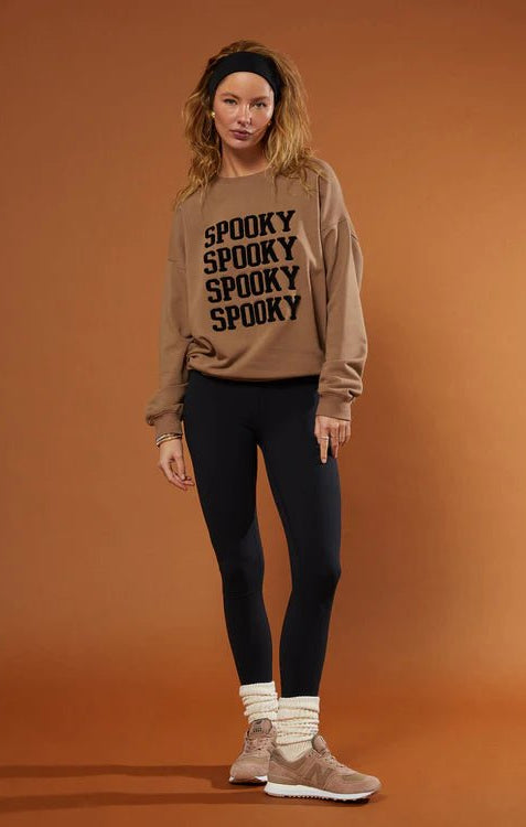 Shop Beach Riot Beach Riot Devyn Spooky Dusk Oversized Sweatshirt Sweater for women – premium loungewear and festival fashion at Spoiled Brat