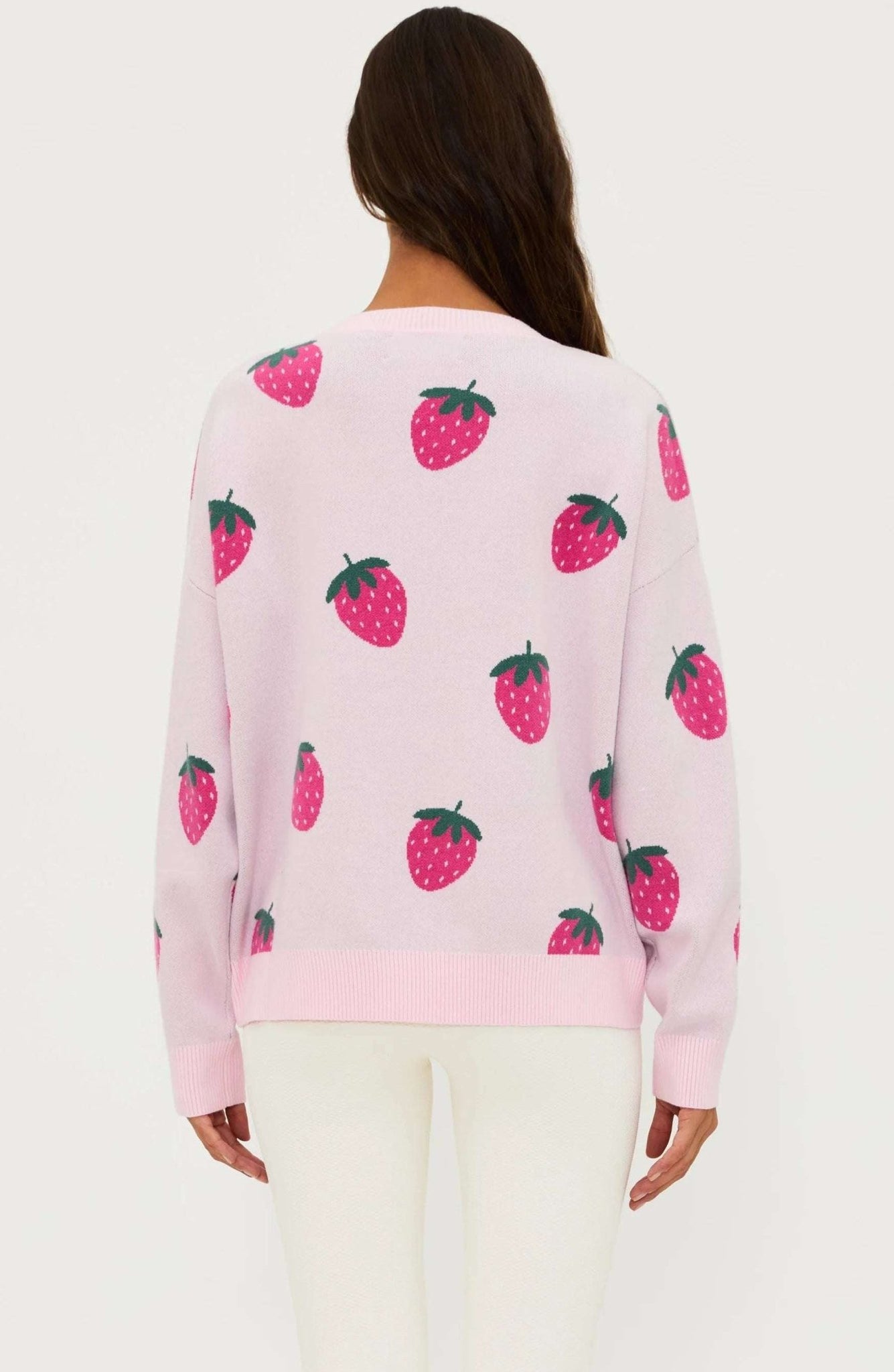 Shop Beach Riot Beach Riot Joey Strawberry Sweatshirt Jumper for women – premium loungewear and festival fashion at Spoiled Brat