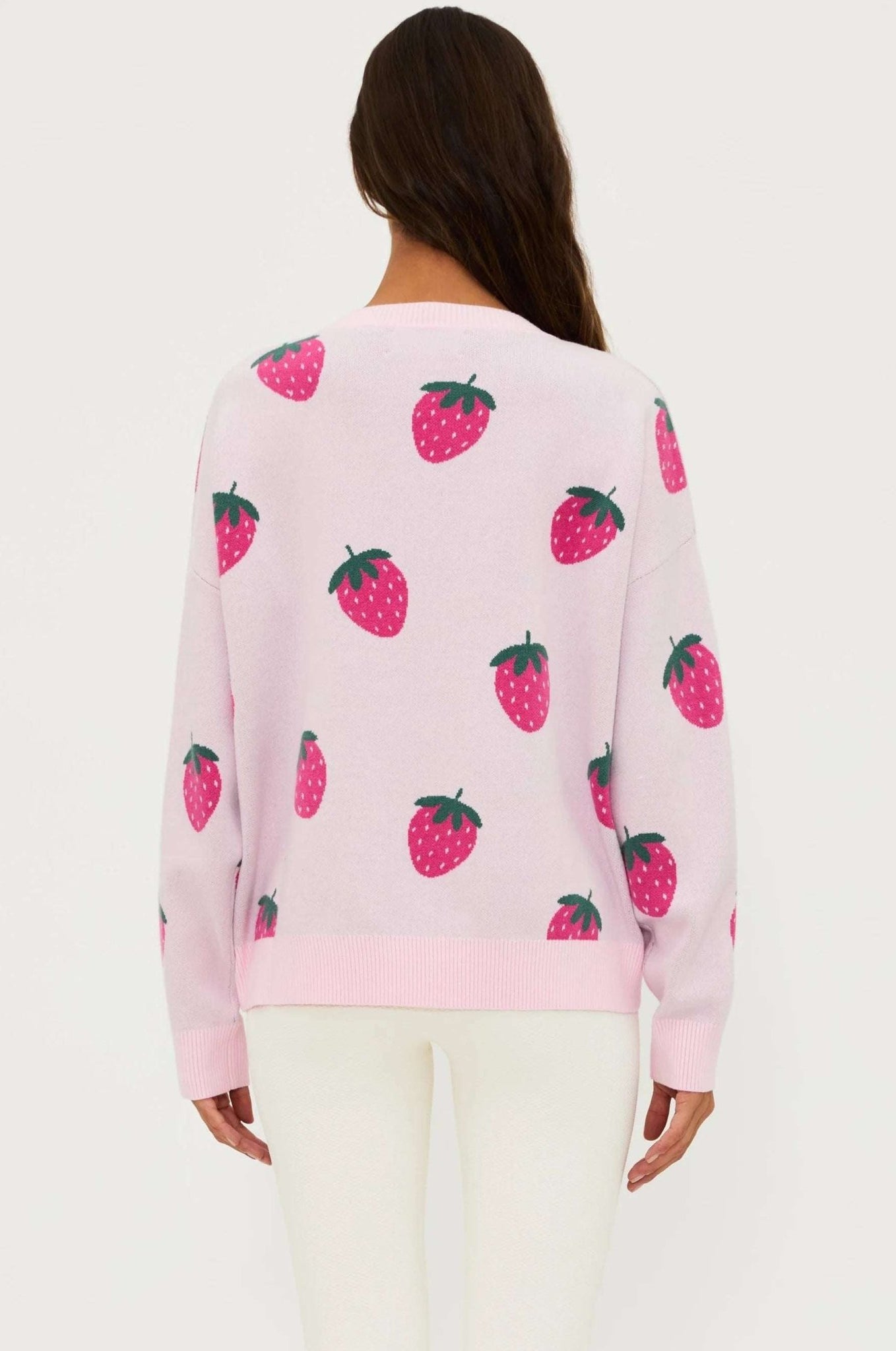 Shop Beach Riot Beach Riot Joey Strawberry Sweatshirt Jumper for women – premium loungewear and festival fashion at Spoiled Brat