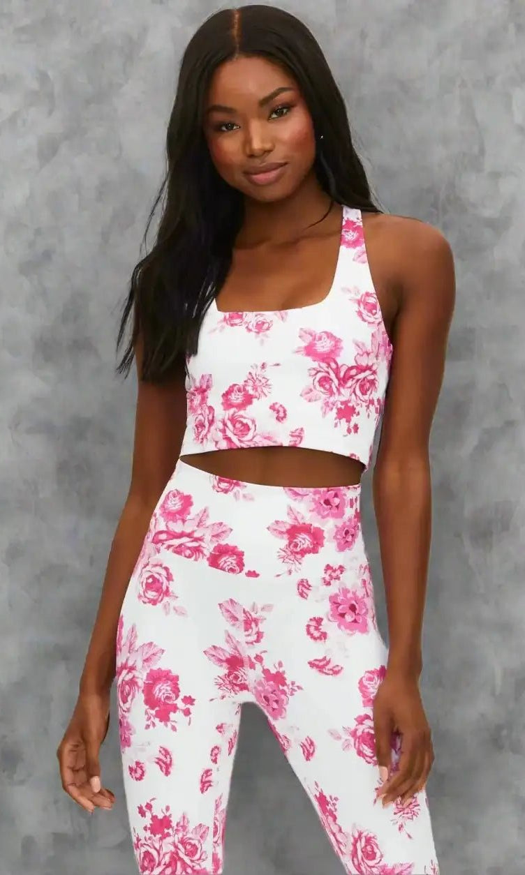 Beach Riot Katya Gym Desert Garden Crop Top as seen on Chloe Sims - Spoiled Brat