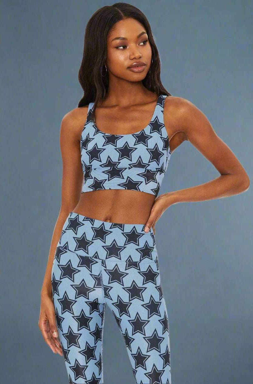 Shop Beach Riot Beach Riot Leah Disco Star Gym Crop Top Crop Top for women – premium loungewear and festival fashion at Spoiled Brat